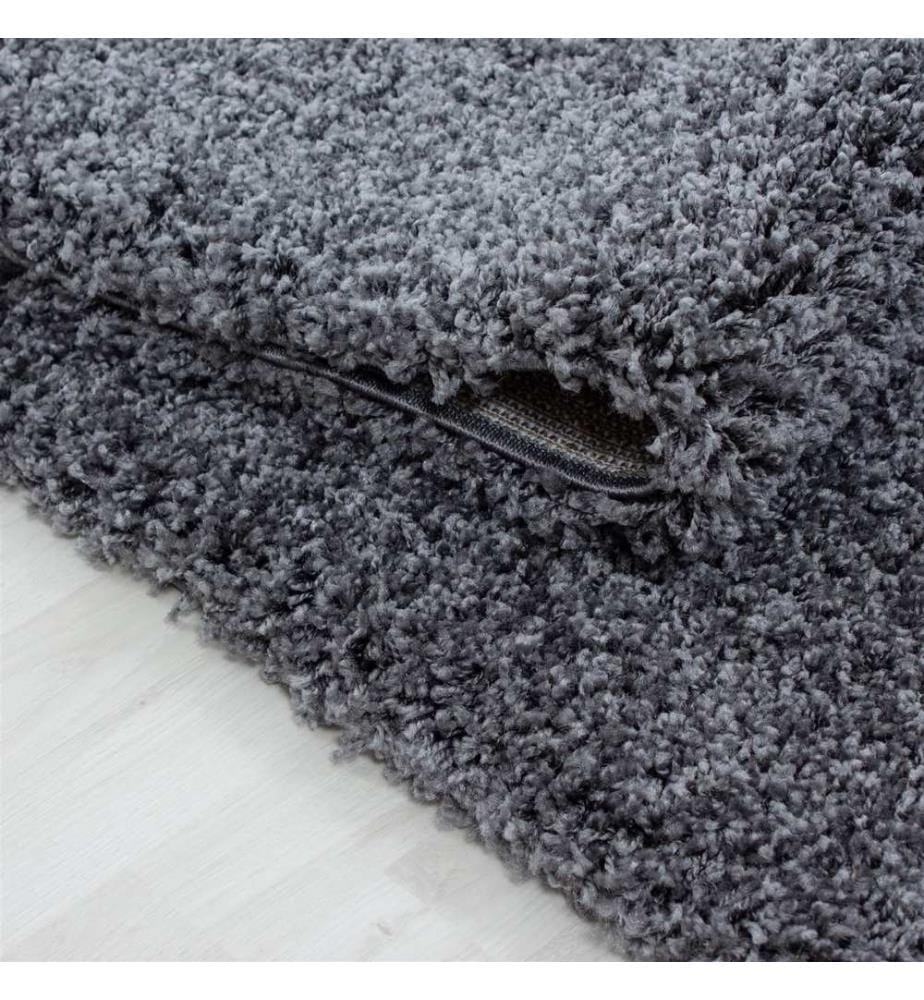 Tappeto per ingresso, grigio scuro, 100% polipropilene, 80 x 250 cm
