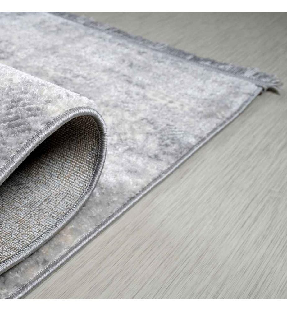 Tappeto da sala, 80 x 300, , Grigio Beige Crema, 60% polipropilene - 40% poliestere, 1700 G-m²,