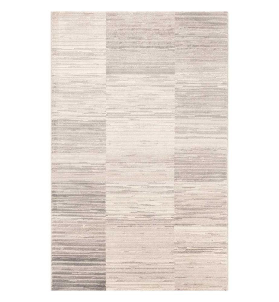Tappeto, Grigio, Beige, Marrone, 60% Polipropilene - 40% Poliestere, 120 x 180 cm