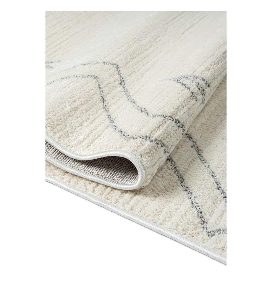 Tappeto, Crema, 100% poliestere, 140 x 200 cm