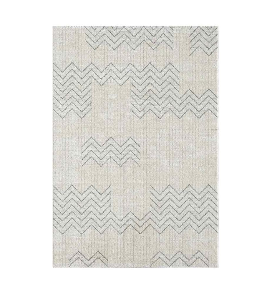 Tappeto, Crema, 100% poliestere, 120 x 180 cm