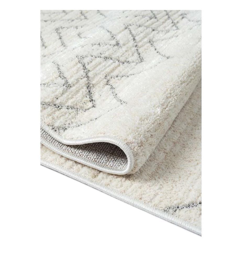 Tappeto, Crema, 100% poliestere, 80 x 150 cm