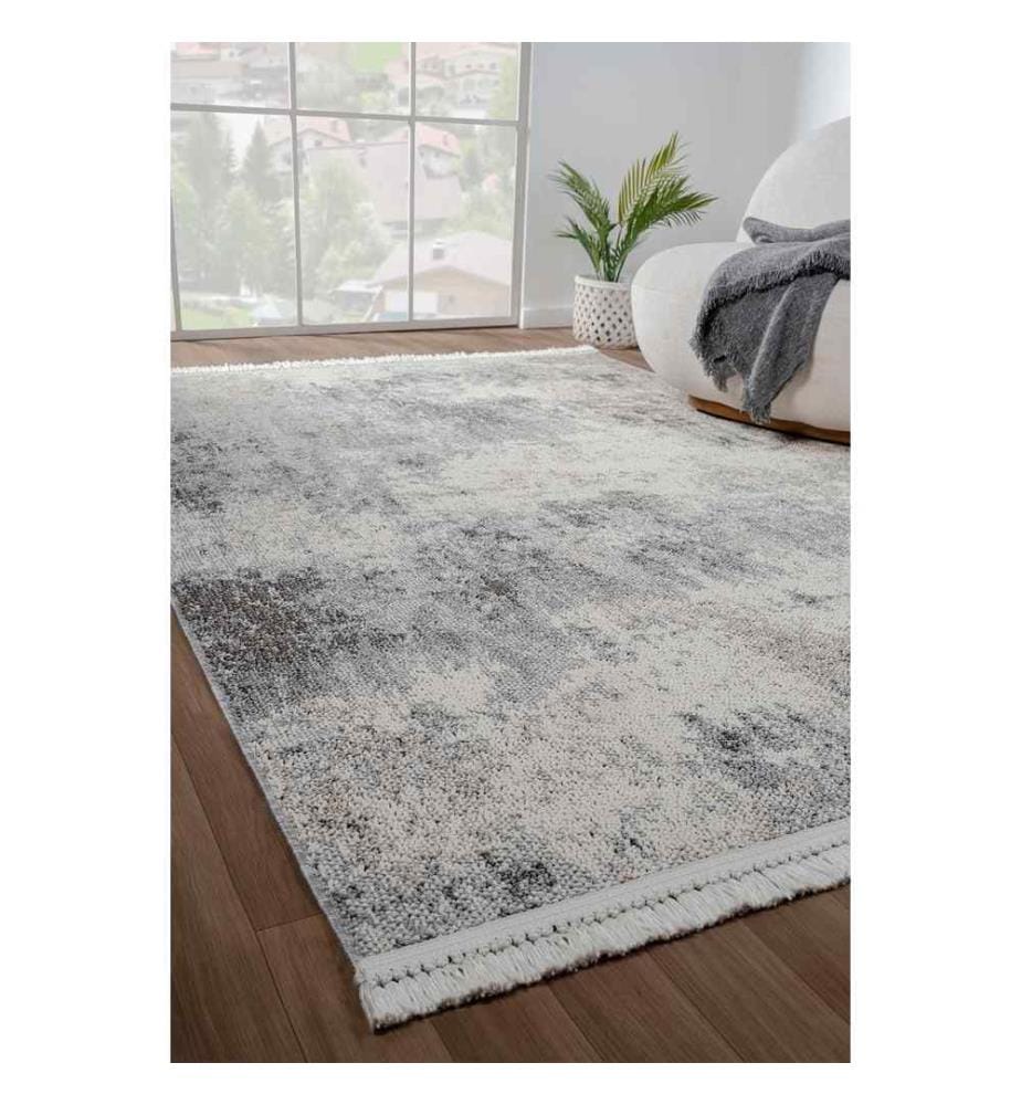 Tappeto, Crema, Grigio, 100% polipropilene, 120 x 180 cm