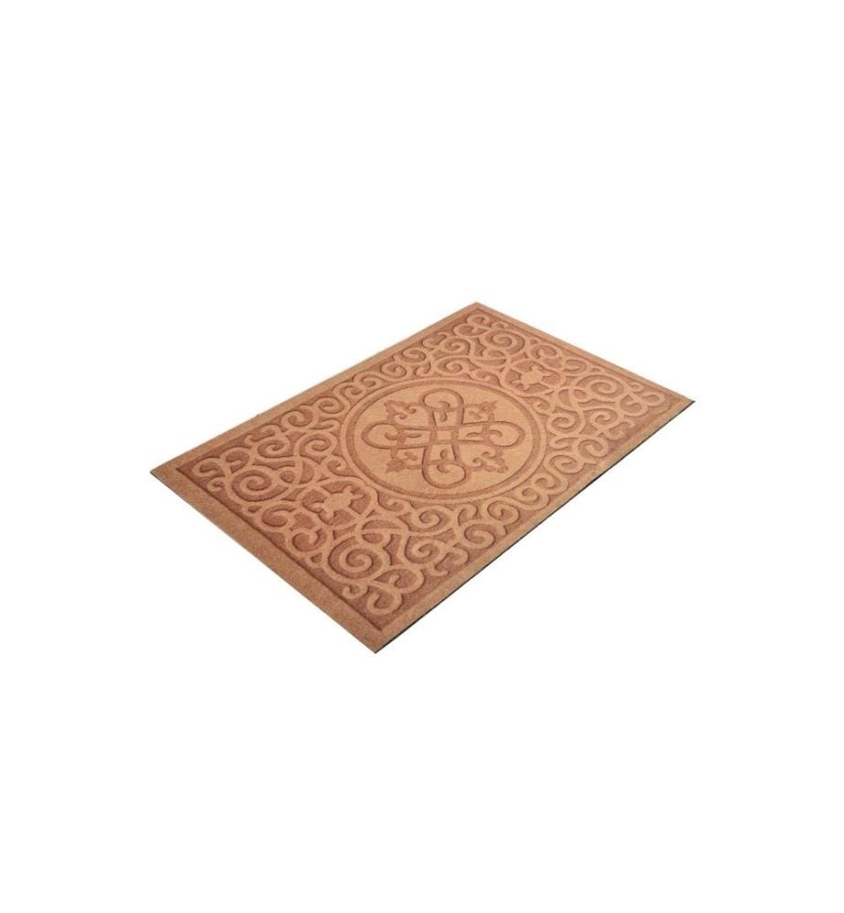 Pvc-Fussmatte, Multicolor, PVC, rutschfeste Unterseite