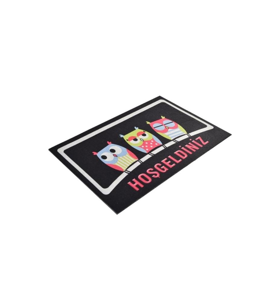 Pvc-Fussmatte, Multicolor, PVC, rutschfeste Unterseite