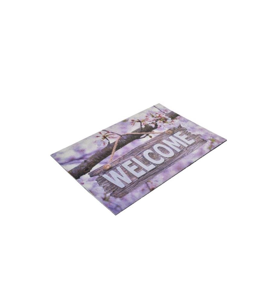 Pvc-Fussmatte, Multicolor, PVC, rutschfeste Unterseite