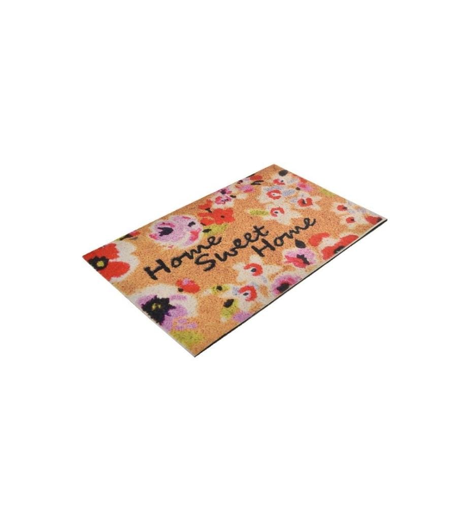 Pvc-Fussmatte, Multicolor, PVC, rutschfeste Unterseite