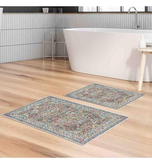 Badematten-Set, 2 Stück, Multicolor, Polyester, 850 gr-m²,