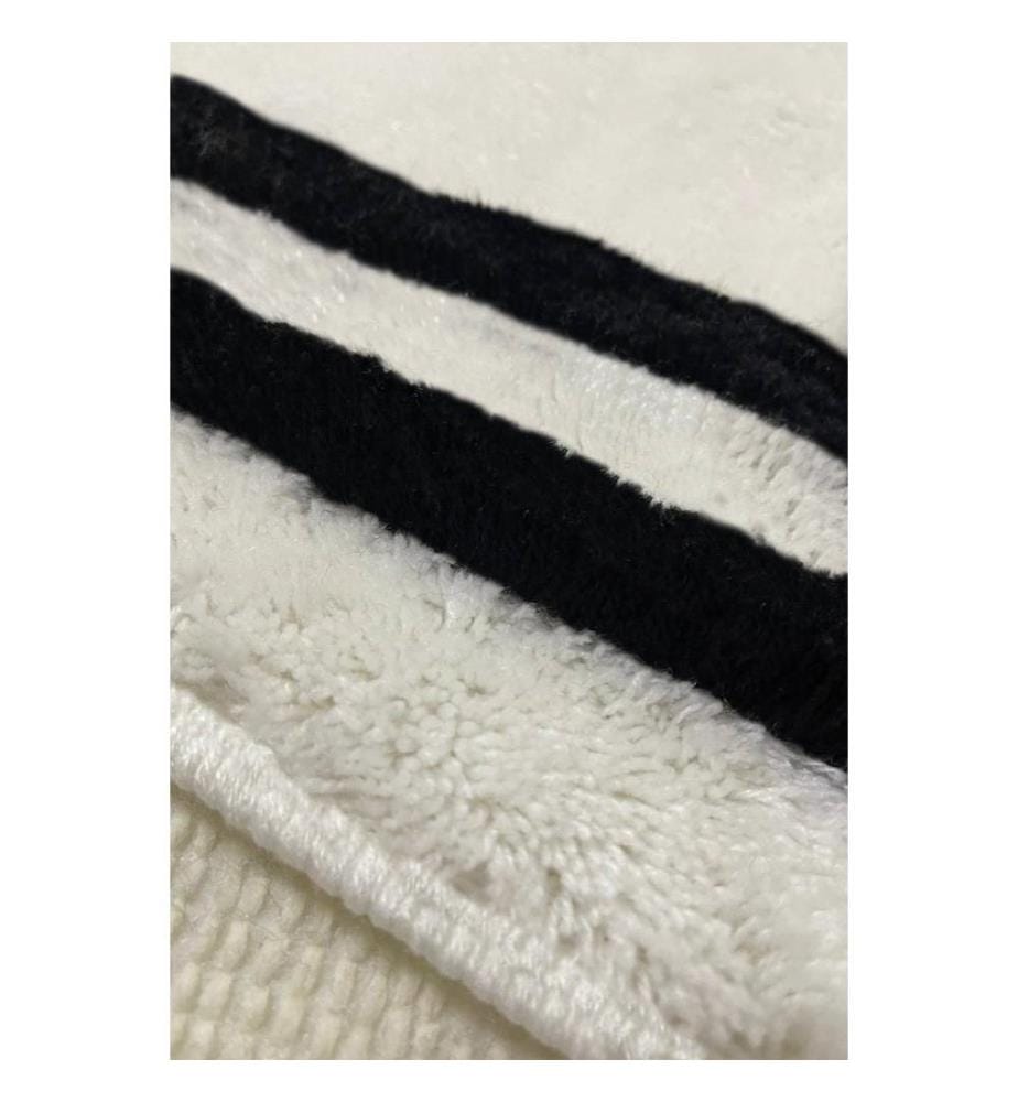 Bathmat Set, 3 Pieces, White, Acrylic, 18-30 mm Pile Height