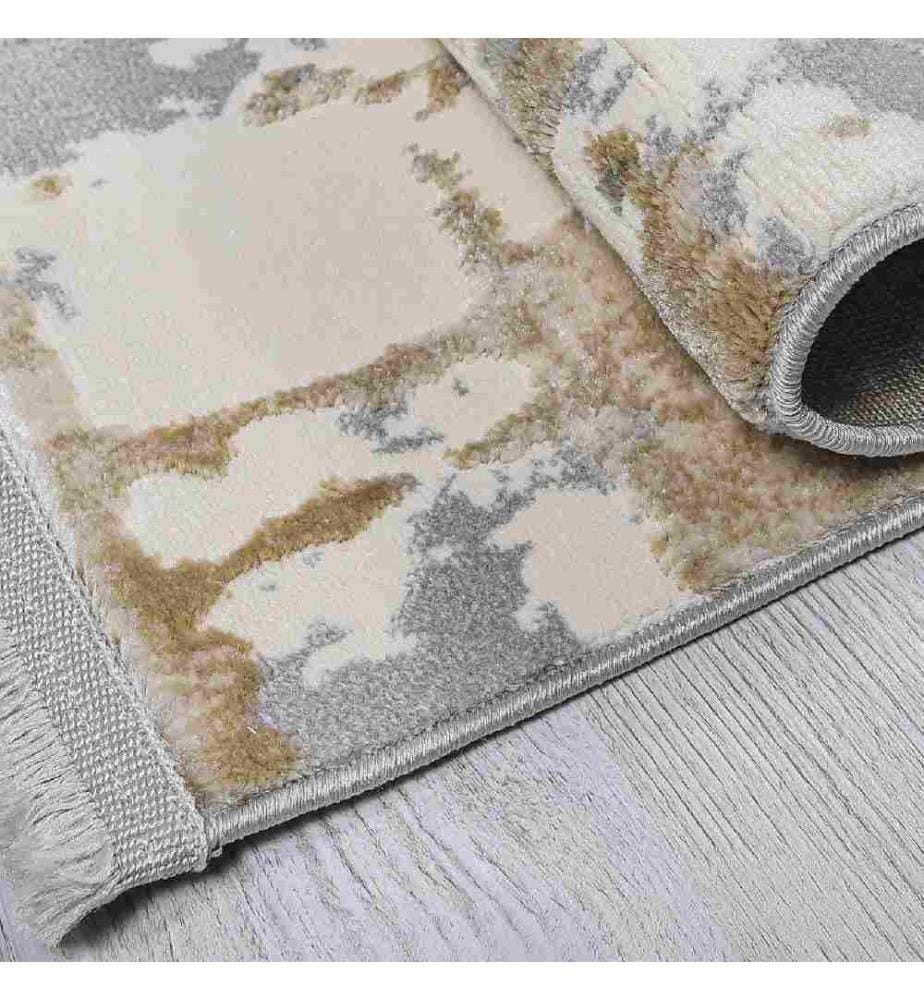 Hallenteppich, 80 x 400, , Grau, Beige, Creme, 60% Polypropylen - 40% Polyester, 1700 G-m²,
