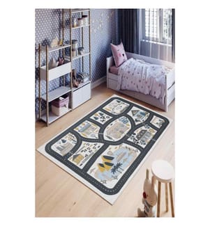 Tapis de salle, 100 x 200, , Multicolore, Polyester, 850 gr-m²,