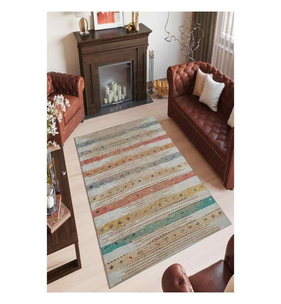 Tappeto da sala, 100 x 150, , Multicolore, Poliestere, 850 gr-m²,
