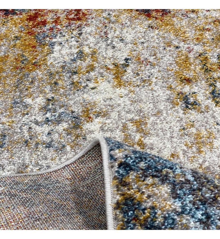 Tapis de hall, 80 x 150, , Crème, Bleu, Polyproplène, 1700 G-m²,