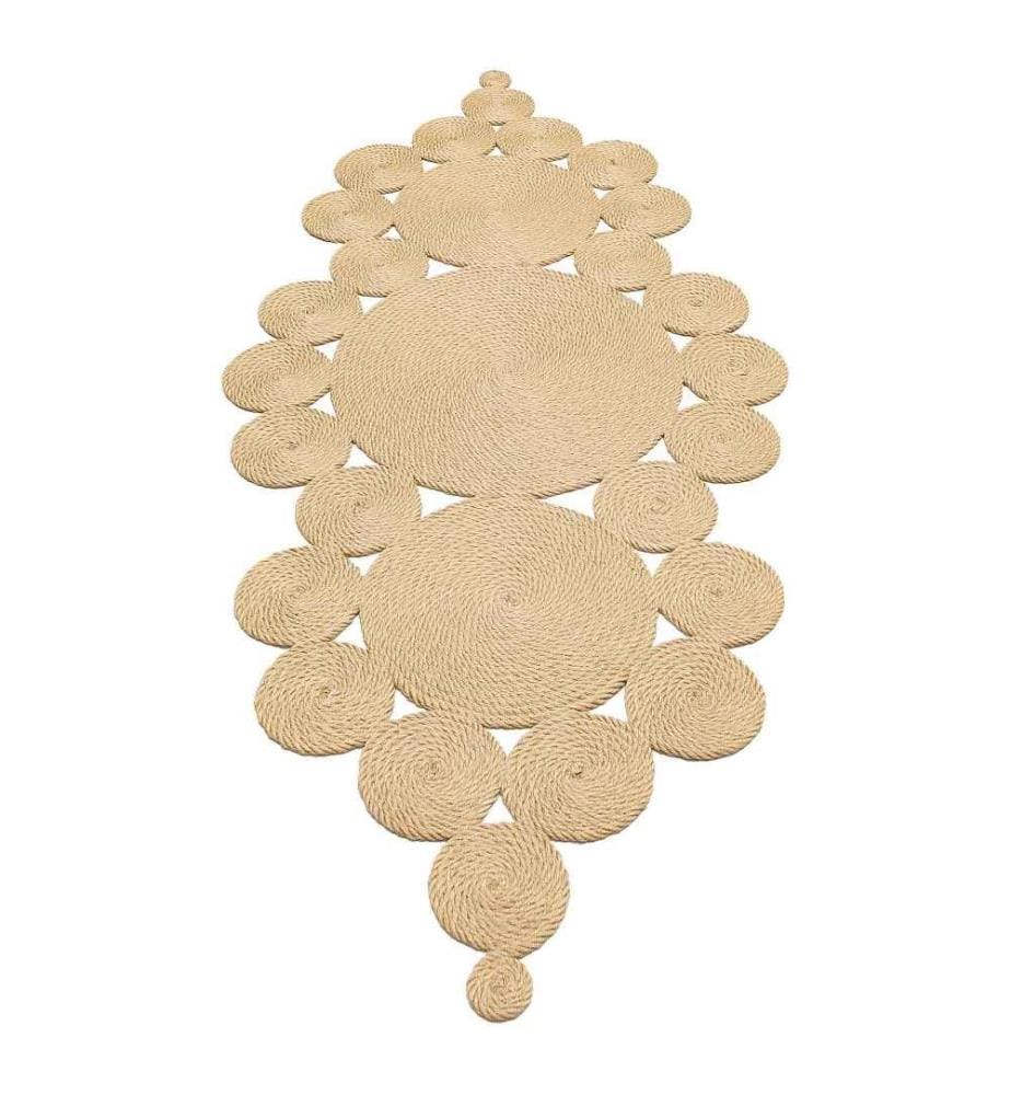 Flurteppich, 90 x 200, , Beige, 50% Polyproplyen - 50% Jute, 2890 gr-m²,