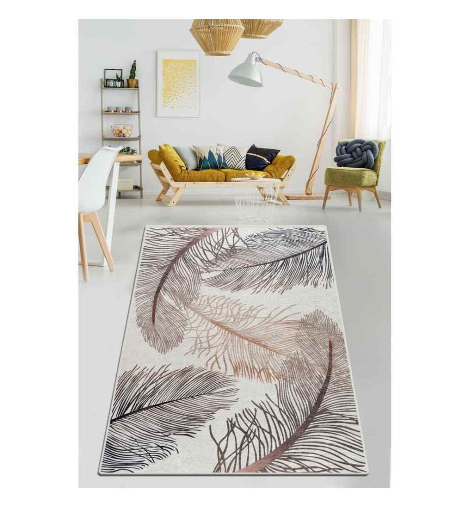 Tappeto da sala, 100 x 200, , Multicolore, 50% tessuto di velluto - 50% poliestere, altezza pelo 4 mm