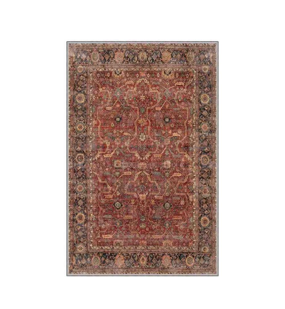 Tappeto da sala, 80 x 150, , Multicolore, Poliestere, Altezza pelo 1 mm