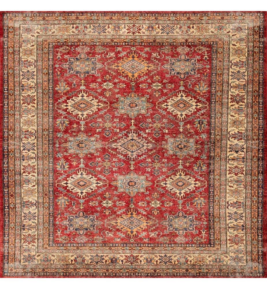Tappeto da sala, 80 x 150, , Multicolore, Poliestere, Altezza pelo 1 mm