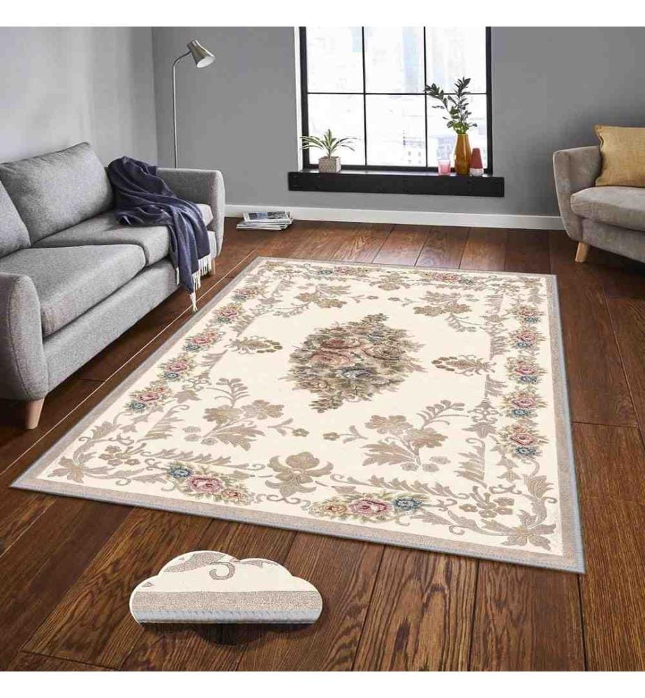 Tappeto da sala, 100 x 200, , Multicolore, Poliestere, Altezza pelo 1 mm