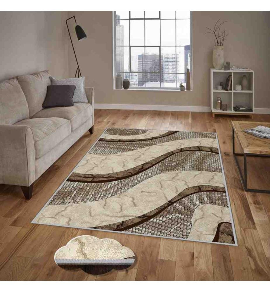 Tappeto da sala, 100 x 150, , Multicolore, Poliestere, Altezza pelo 1 mm