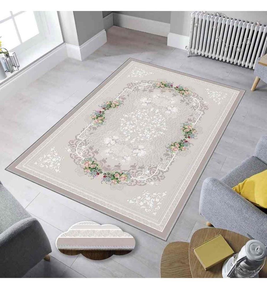 Tappeto da sala, 100 x 200, , Multicolore, Poliestere, Altezza pelo 1 mm