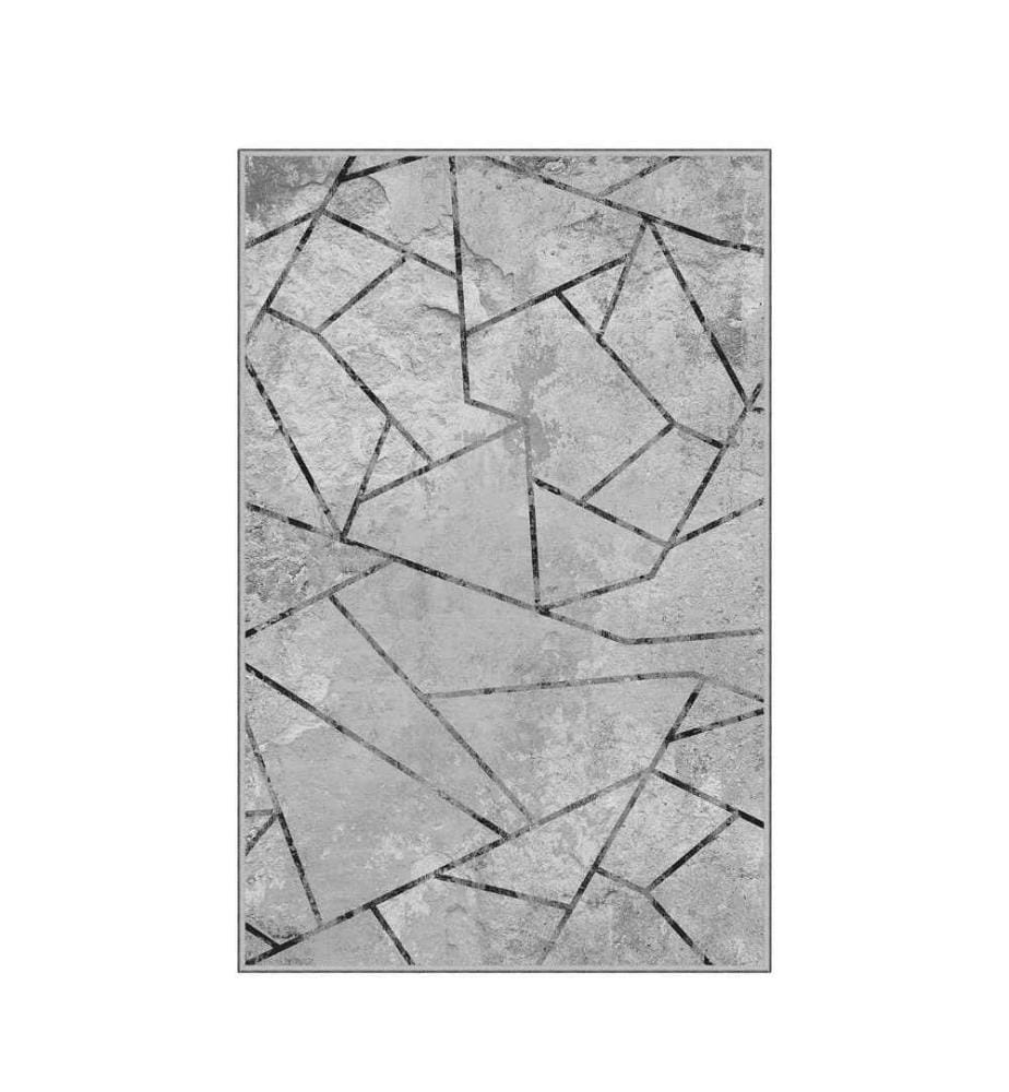 Tappeto da sala, 100 x 200, , Multicolore, Poliestere, Altezza pelo 1 mm