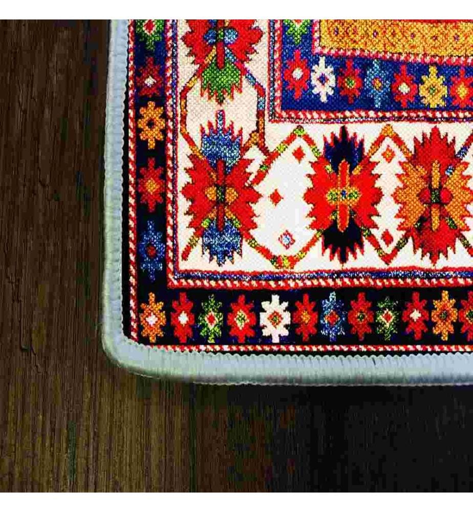 Tappeto da sala, 80 x 150, , Multicolore, Poliestere, Altezza pelo 1 mm