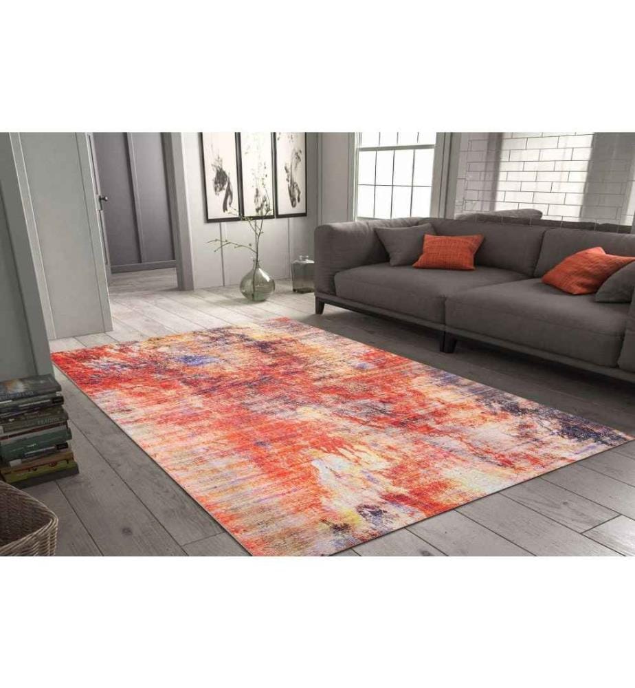 Tapis de hall, 75 x 230, , Multicolore, Polyester, 1850 G-m²,