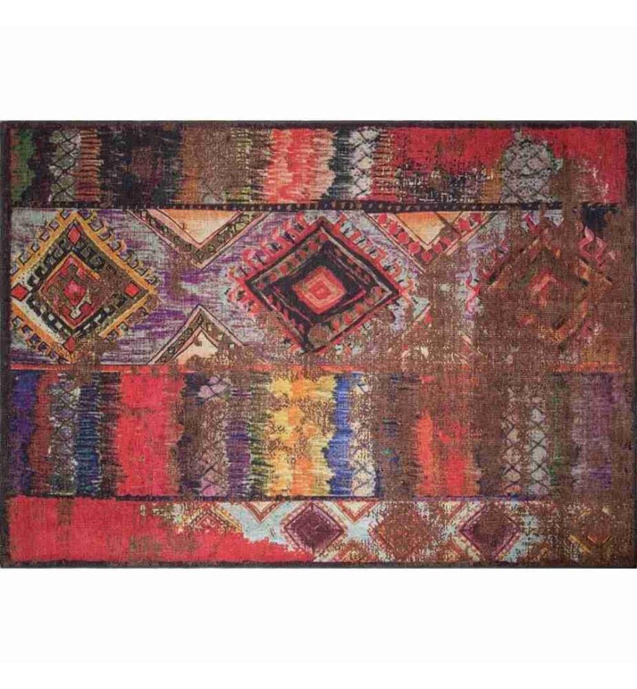 Tapis de hall, 75 x 150, , Multicolore, Polyester, 1850 G-m²,