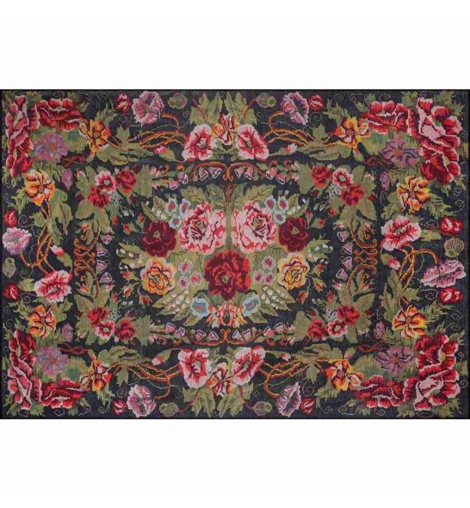 Tapis de hall, 75 x 150, , Multicolore, Polyester, 1850 G-m²,