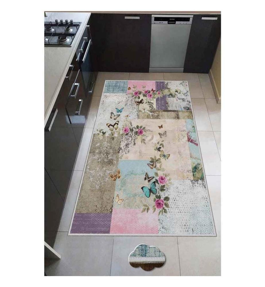 Tappeto da sala, 80 x 150, , Multicolore, Poliestere, 850 gr-m²,