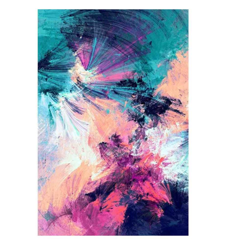 Tappeto da sala, 100 x 150, , Multicolore, Poliestere, 850 gr-m²,