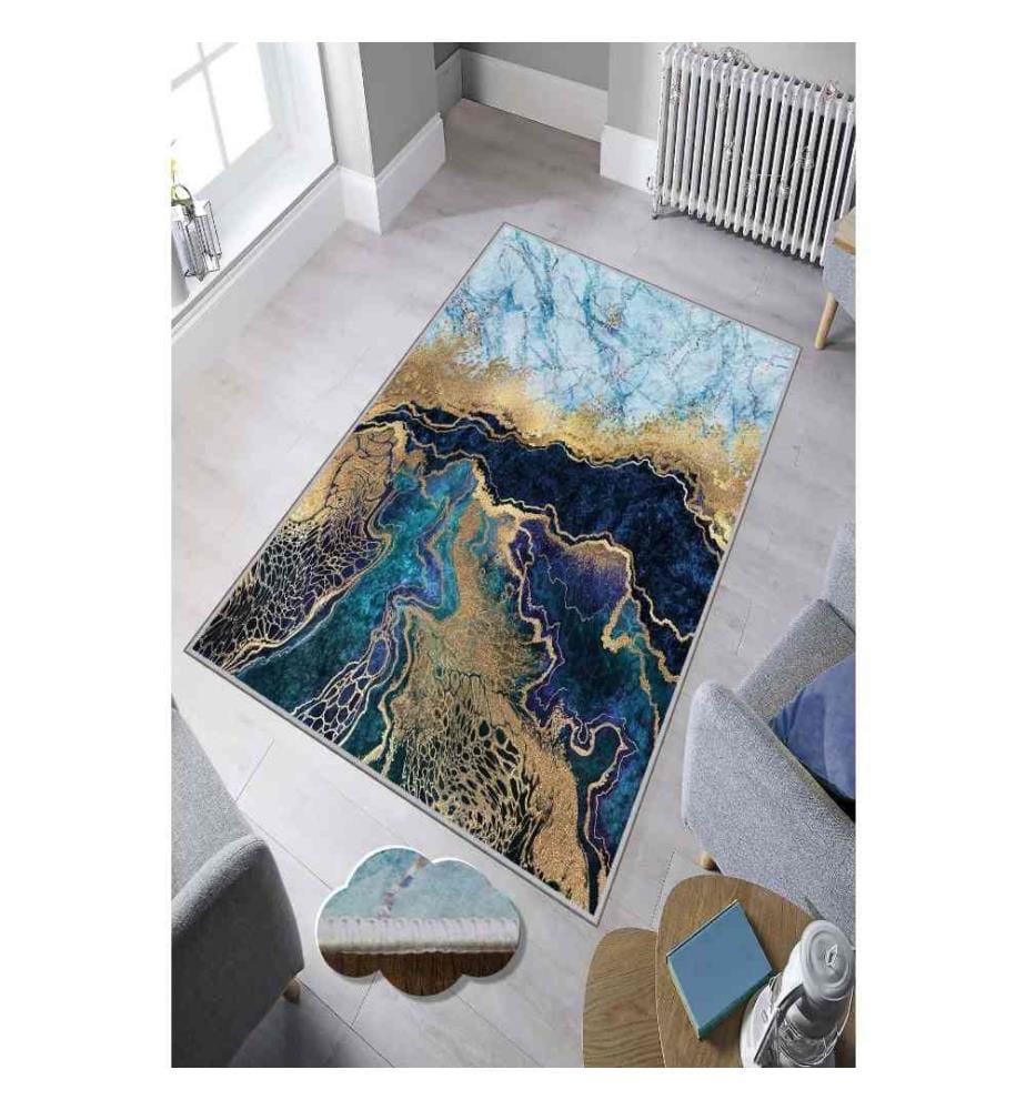 Tappeto da sala, 100 x 150, , Multicolore, Poliestere, 850 gr-m²,