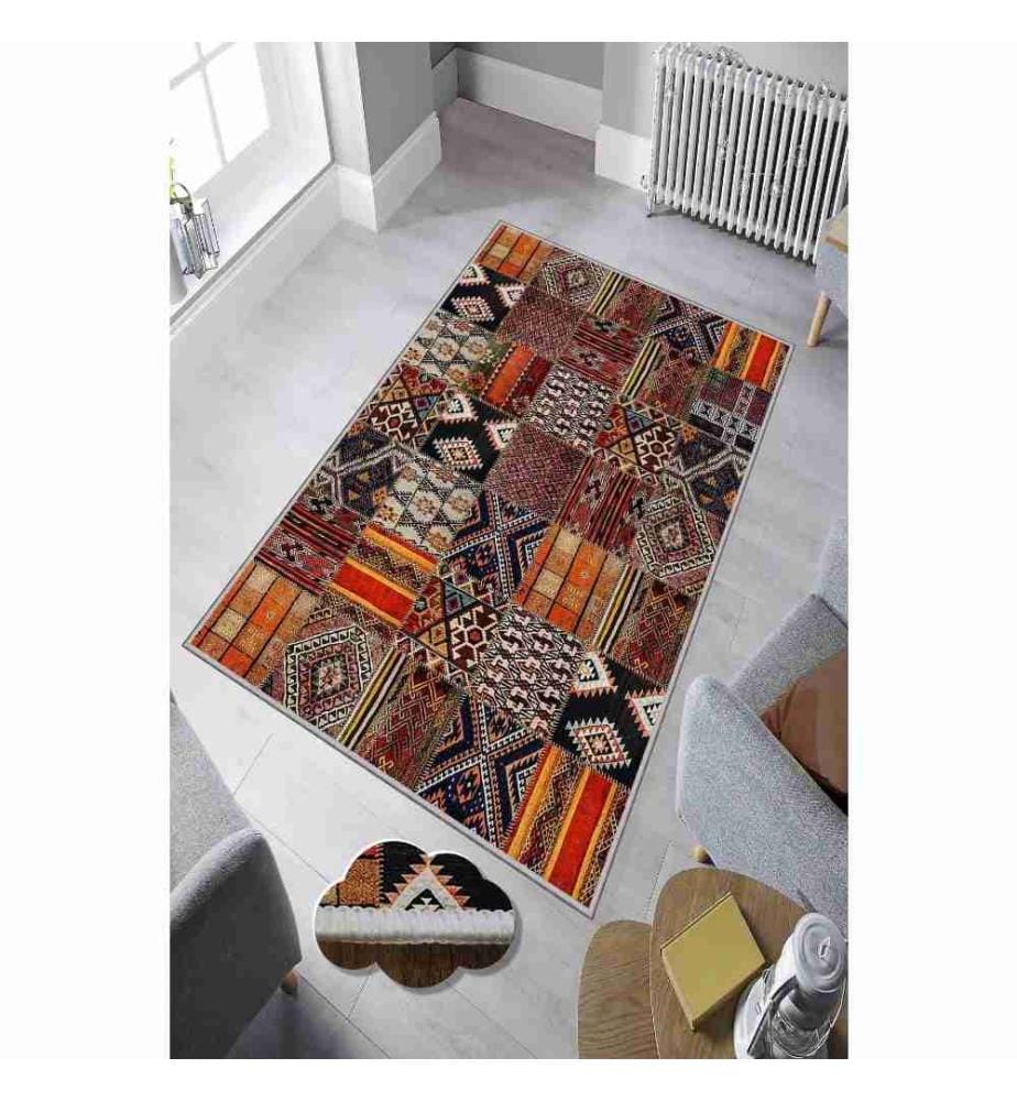 Tappeto da sala, 100 x 200, , Multicolore, Poliestere, 850 gr-m²,