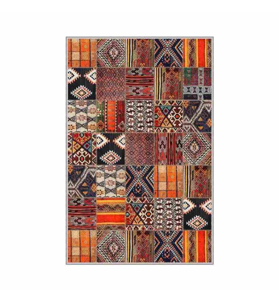Tappeto da sala, 100 x 200, , Multicolore, Poliestere, 850 gr-m²,