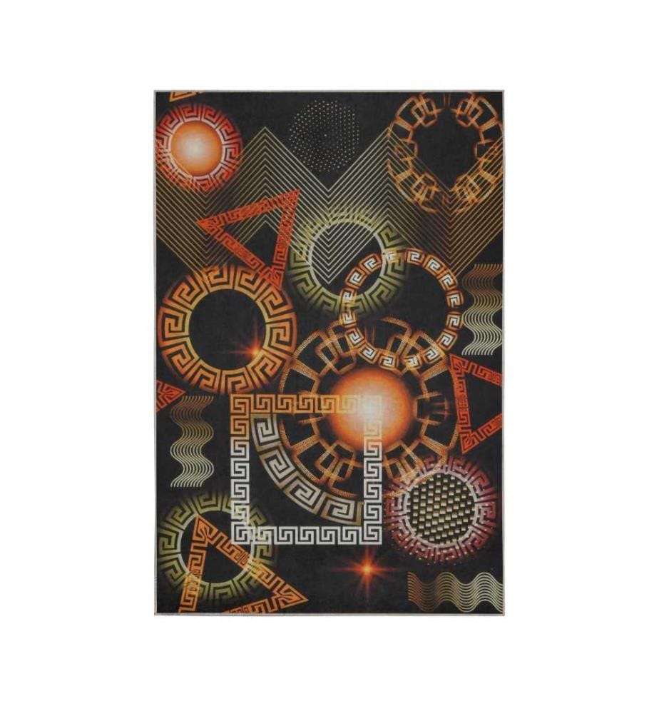 Tappeto da sala, 80 x 150, , Multicolore, Poliestere, Altezza pelo 1 mm