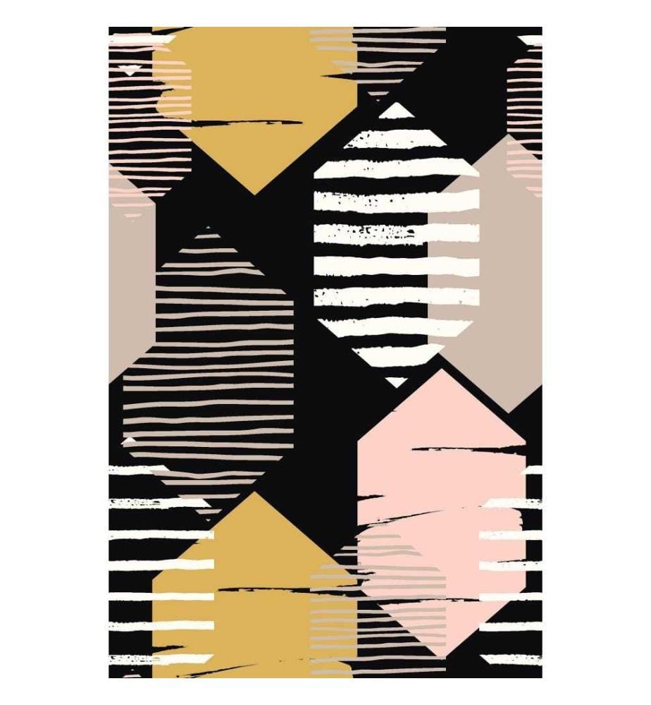 Tappeto da sala, 80 x 150, , Multicolore, Poliestere, Altezza pelo 1 mm