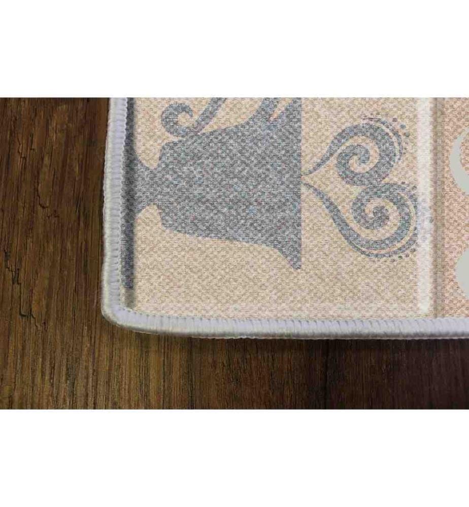 Tappeto da sala, 100 x 150, , Multicolore, Poliestere, Altezza pelo 1 mm