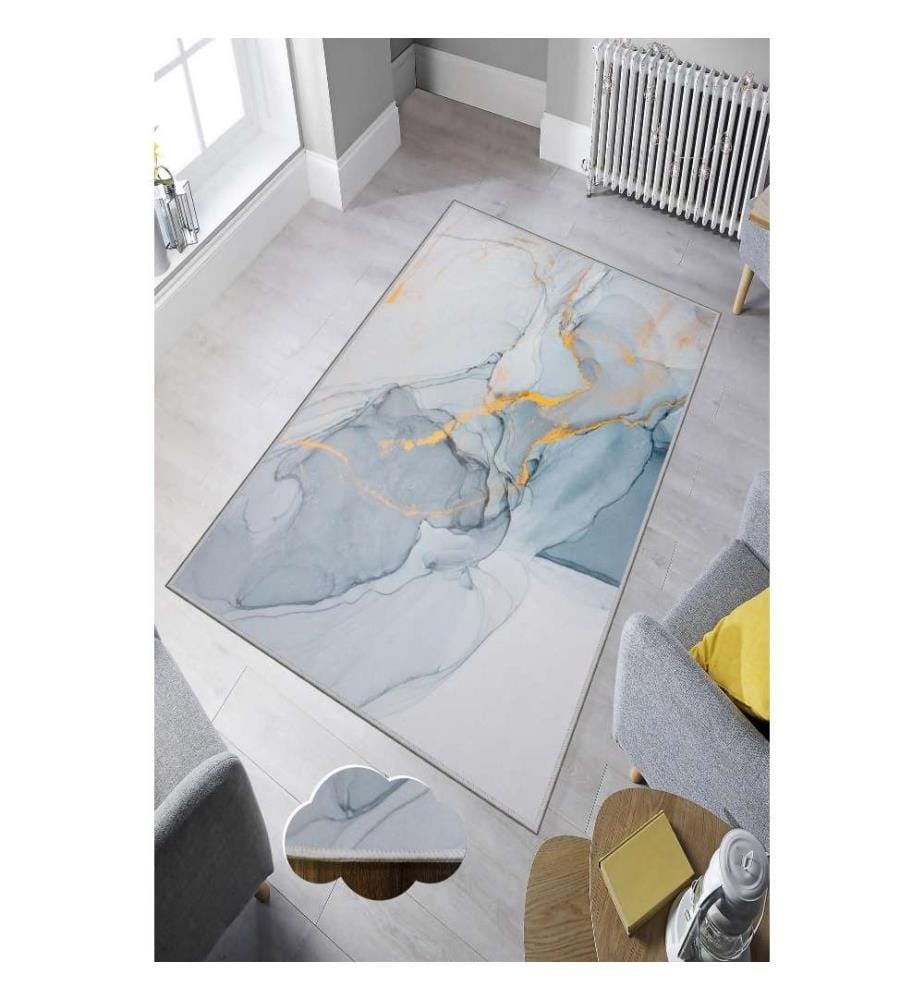 Tappeto da sala, 80 x 150, , Multicolore, Poliestere, Altezza pelo 1 mm