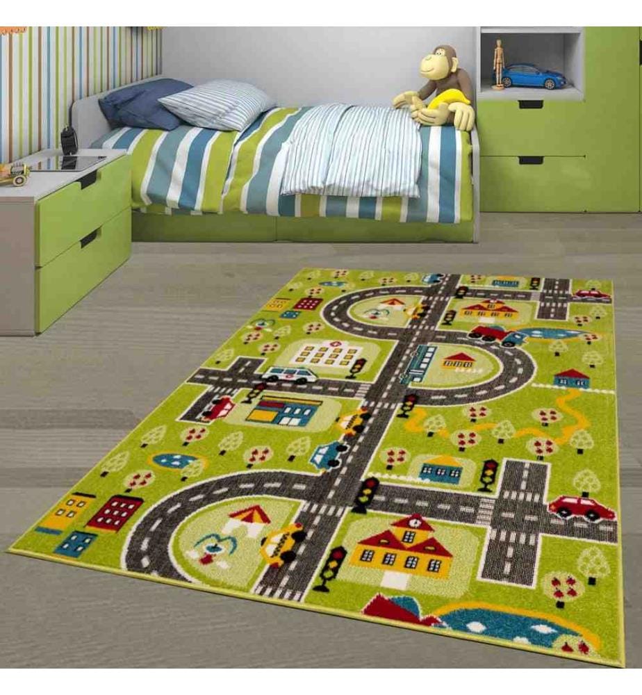 Hallenteppich, 80 x 150, , Grün, Grau, Gelb, Rot, Blau, 60% Polypropylen - 40% Jute, 1700 gr-m²,