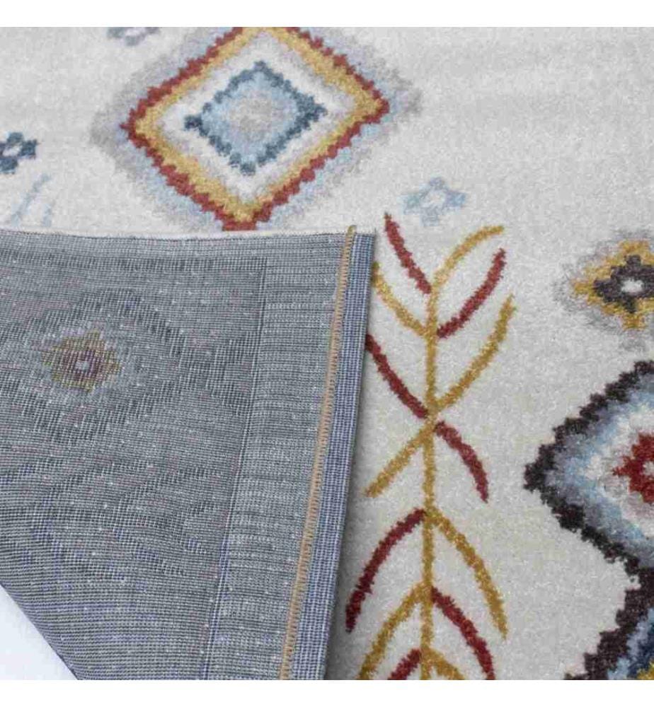 Tapis de hall, 80 x 150, , Crème, Bleu, Polypropylène, 1500 gr-m²,