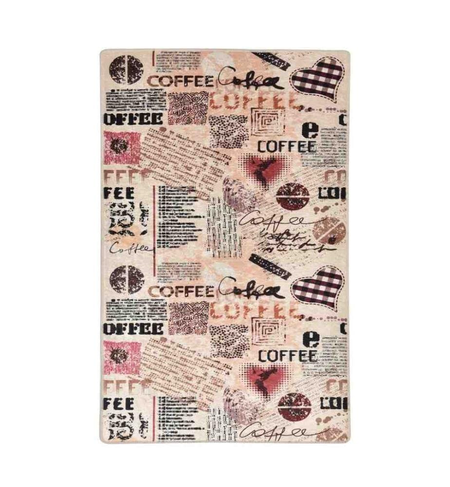 Tappeto da sala, 80 x 150, , Multicolore, 50% tessuto di velluto - 50% poliestere, altezza pelo 4 mm