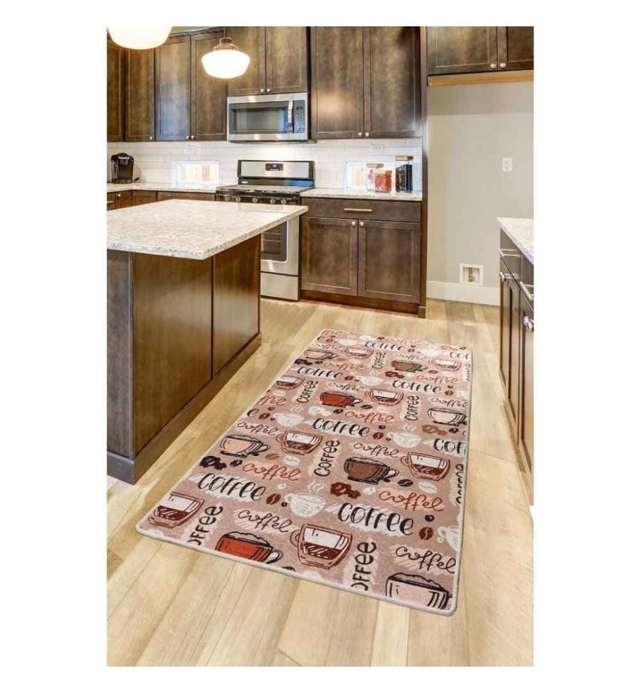 Tappeto da sala, 80 x 200, , Multicolore, 50% tessuto di velluto - 50% poliestere, altezza pelo 4 mm