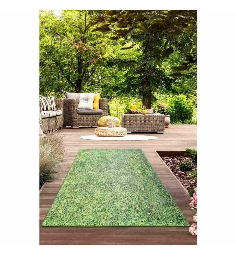 Tappeto da sala, 80 x 200, , Multicolore, 50% tessuto di velluto - 50% poliestere, altezza pelo 4 mm