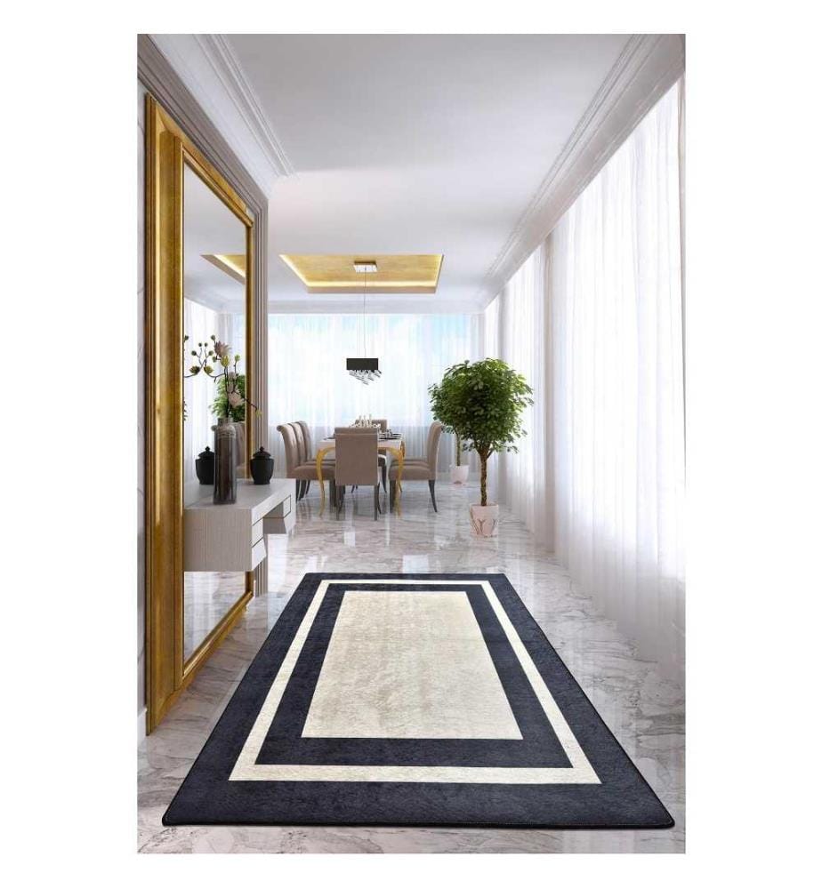 Tappeto da sala, 80 x 200, , Multicolore, 50% tessuto di velluto - 50% poliestere, altezza pelo 4 mm