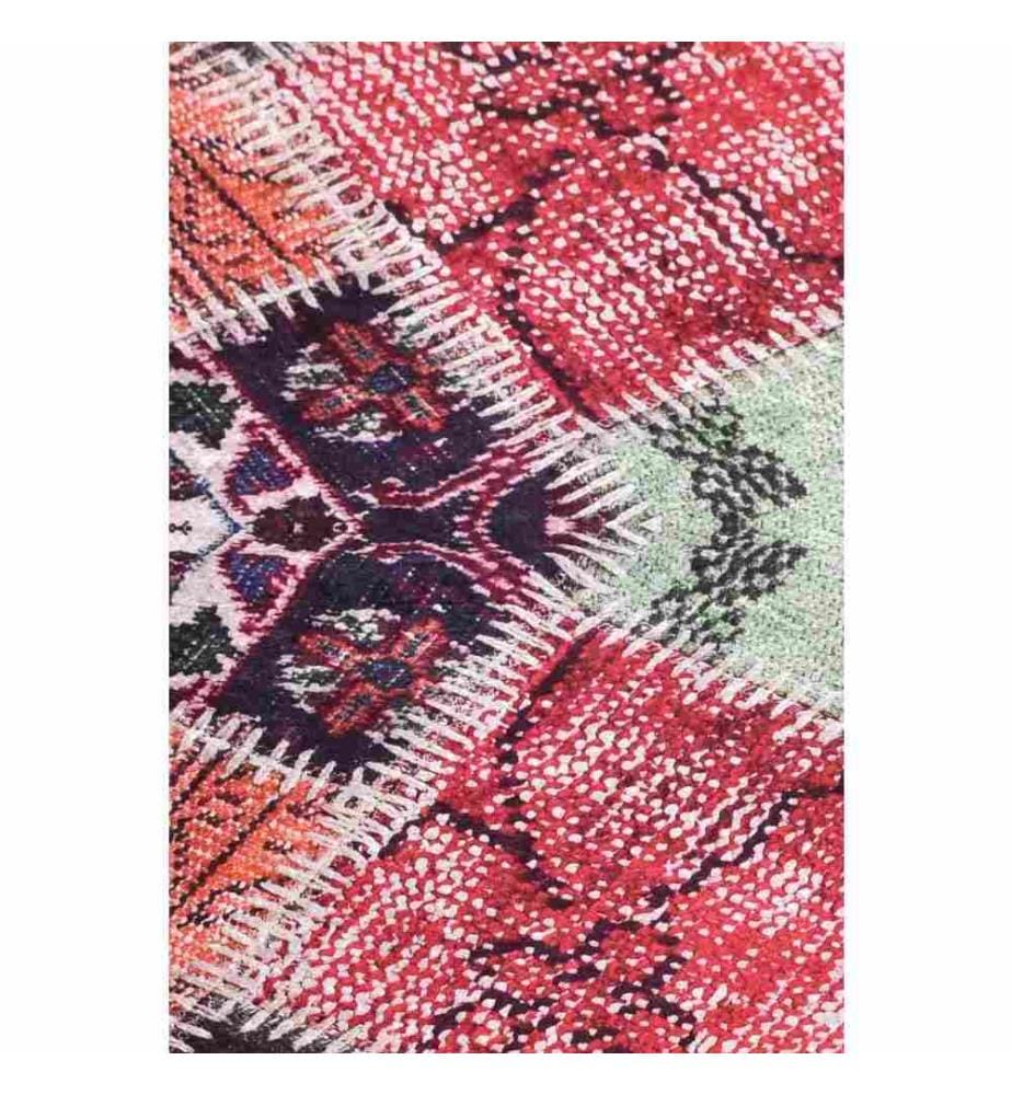 Tappeto da sala, 80 x 150, , Multicolore, 50% tessuto di velluto - 50% poliestere, altezza pelo 4 mm