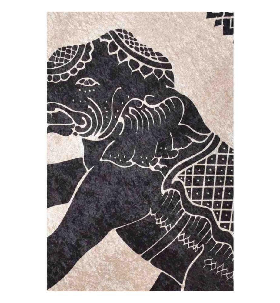 Tappeto da sala, 80 x 150, , Multicolore, 50% tessuto di velluto - 50% poliestere, altezza pelo 4 mm