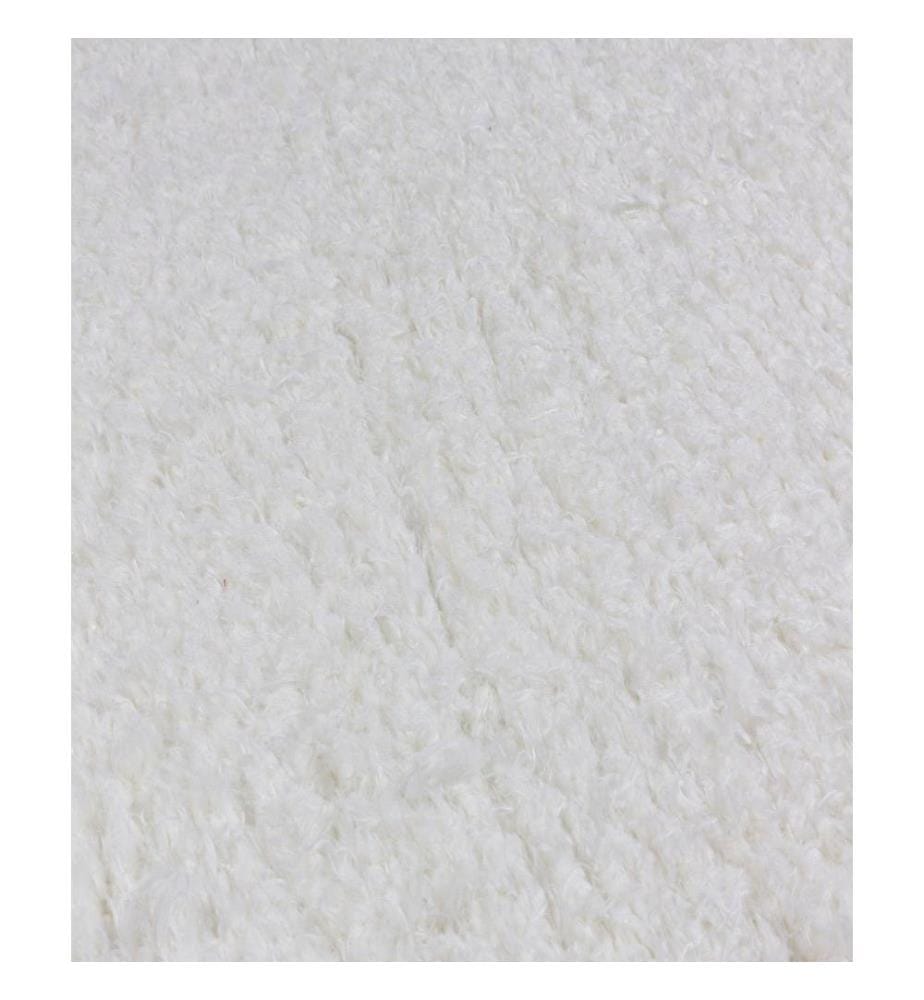 Tappeto da sala, 80 x 150, , Bianco, Poliestere lucido, Altezza pelo 50 mm