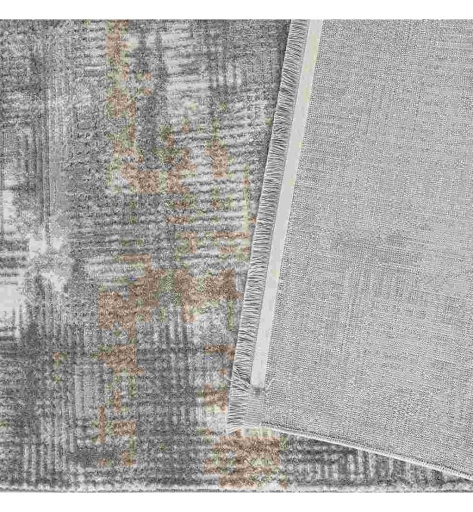 Tapis de hall, 100 x 150, , Gris, Beige, Crème, 60% Polypropylène - 40% Polyester, 1700 G-m²,