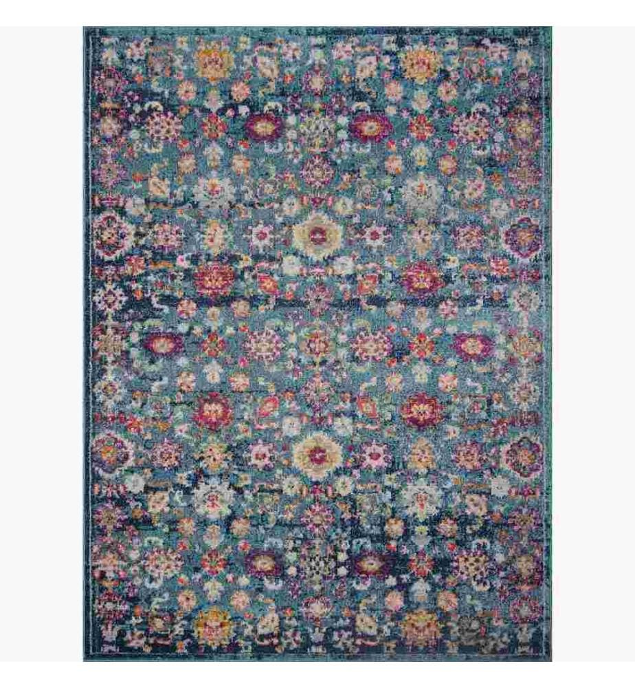Tapis de hall, 80 x 150, , Bleu, Polypropylène, 1500 G-m²,