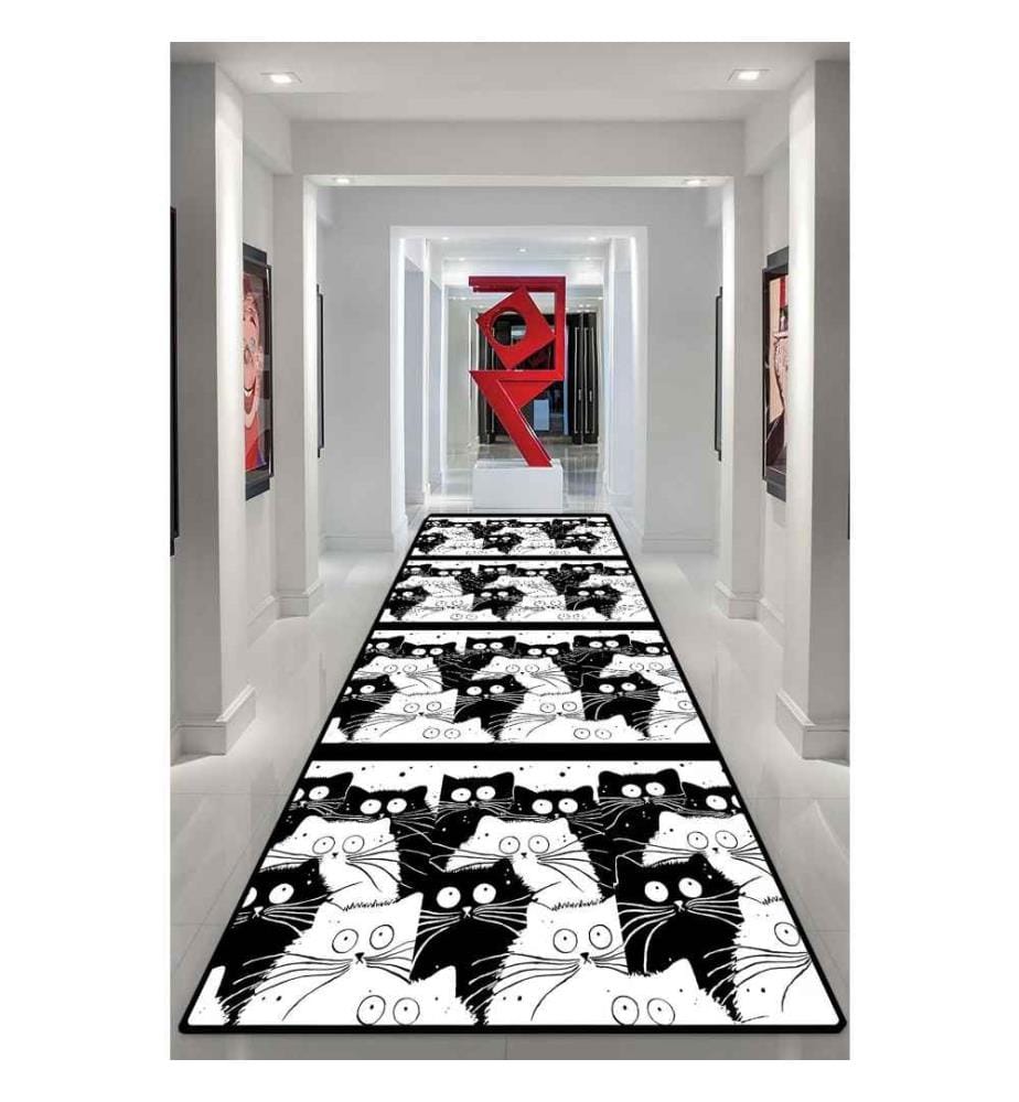 Hallenteppich, 80 x 300, , Multicolor, Polyester, Digitaldruck